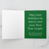 スイートクリスマスビレッジグリーティングカード カード (内部)