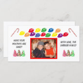 スイートクリスマスフォトカード シーズンカード (正面/裏面)