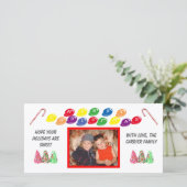 スイートクリスマスフォトカード シーズンカード (スタンド正面)