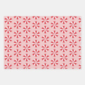 スイートクリスマスペパーミント ラッピングペーパーシート (正面3)