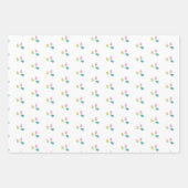 スイートクリスマスホリデーベーキングとジンジャーパン ラッピングペーパーシート (正面2)