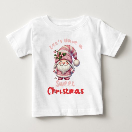スイートクリスマス キッズ ベビーTシャツ (正面)