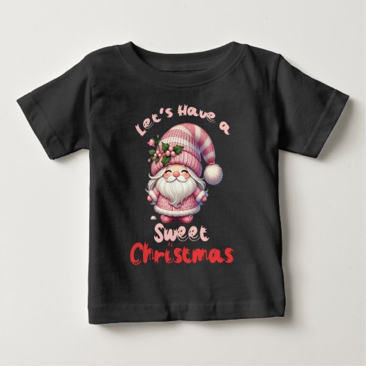 スイートクリスマス キッズ ベビーTシャツ (正面)