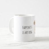 スイートクリームの子犬 コーヒーマグカップ (正面左)