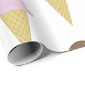 スイートクリームコーンがパーティー ラッピングペーパー (ロールコーナー)