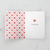 スイートクリームドッグ バレンタインデー カード (内部)