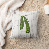 スイートグリーンピースピーホワイトウッドファームハ素朴ウス クッション (ブランケット)