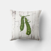 スイートグリーンピースピーホワイトウッドファームハ素朴ウス クッション (裏面)