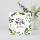 スイートグリーンリーフローラリース写真 シーズンカード (スタンド正面)