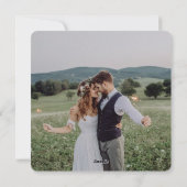 スイートグリーンリーフローラリース写真 シーズンカード (裏面)