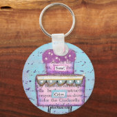 スイートケーキキーチェーン キーホルダー (正面)