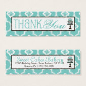 スイートケーキスキニーTYギフトラベルターク (正面&裏面)