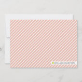 スイートケーキベイビーシャワー招待状 招待状 (裏面)