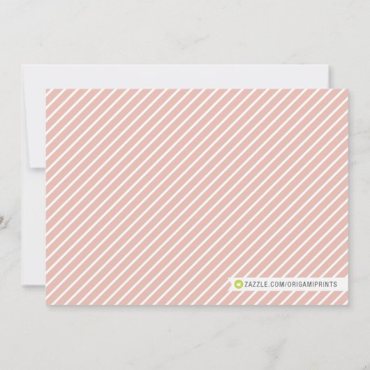 スイートケーキベビーシャワー招待状 招待状 (裏面)