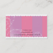 スイートケーキポップ・アートのベーカリーベイクショップ名刺 名刺 (裏面)