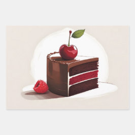 スイートケーキ ラッピングペーパーシート