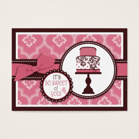 スイートケーキTYギフトラベル (正面)