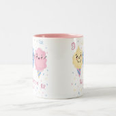 スイートコットンキャンディマグ ツートーンマグカップ (中央)