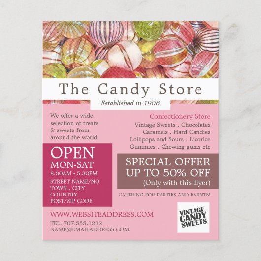 スイートコレクション 菓子用品広告 チラシ (正面)