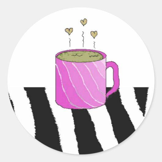 スイートコーヒー ラウンドシール (正面)