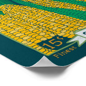 スイートコーンシードパケットポスター(Rich Navy) ポスター (角)