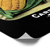 スイートコーンヴィンテージシードパケット ポスター (角)