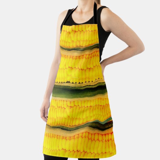 スイートコーン – ヴィンテージイラストレーション エプロン (インサイチュ)