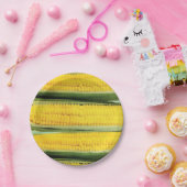 スイートコーン-ヴィンテージイラストレーション ペーパープレート (パーティー)