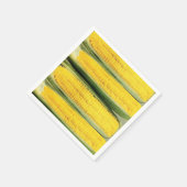 スイートコーン - ヴィンテージイラスト スタンダードカクテルナプキン (角)