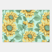 スイートサニーヒマワララッピング紙 ラッピングペーパーシート (正面2)