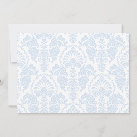 スイートサファリアニマルズボーイベビーシャワー招待状 招待状 (裏面)