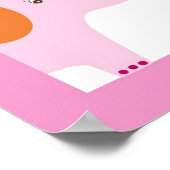 スイートサファリジャングルアニマル子供部屋ウォールアートプリント ポスター (角)