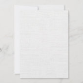 スイートサファリジャングルモンキーベビーシャワー招待状 招待状 (裏面)