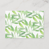 スイートサファリベイビーシャワーおむつラッフルチケット エンクロージャーカード (裏面)