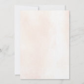 スイートサファリモンキーガールズベビーシャワー招待状 招待状 (裏面)