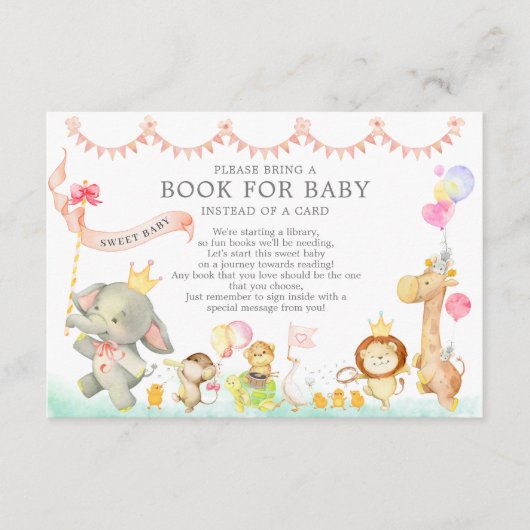 スイートサファリ動物パレードベビー エンクロージャーカード (正面)