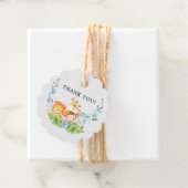 スイートサファリ動物ベビーシャワーお気に入りギフトラベル フェイバータグ (インサイチュ)