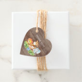 スイートサファリ動物ベビーシャワーお気に入りギフトラベル フェイバータグ (インサイチュ)