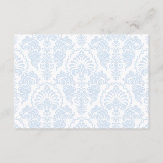 スイートサファリ動物ベビーシャワーベビー エンクロージャーカード (裏面)