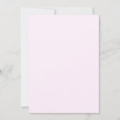 スイートサプライズマカロンとグリッタージェンダーリビール 招待状 (裏面)