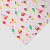 スイートサマーおもしろいレインボーアイスクリームスプリンクル 薄葉紙 (詳細)