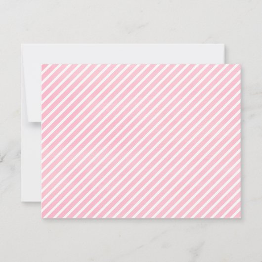 スイートサマーガールズ誕生日アイスクリームパーティー 招待状 (裏面)