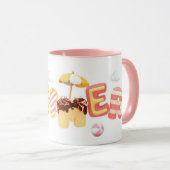 ☀️スイートサマービーブムグ☀️ マグカップ (正面右)