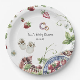 スイートサマーピクニック |赤ちゃんシャワー ペーパープレート