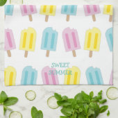 スイートサマーポスシクルキッチンホームデコール キッチンタオル (折り畳み)