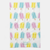 スイートサマーポスシクルキッチンホームデコール キッチンタオル (縦)