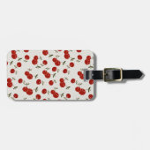 スイートサマーレッドさくらんぼガーデン ラゲッジタグ (正面横)