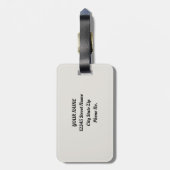 スイートサマーレッドさくらんぼガーデン ラゲッジタグ (裏面縦)