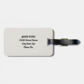 スイートサマーレッドさくらんぼガーデン ラゲッジタグ (裏面横)