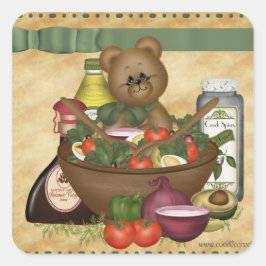 スイートサラダスクエアステッカー スクエアシール